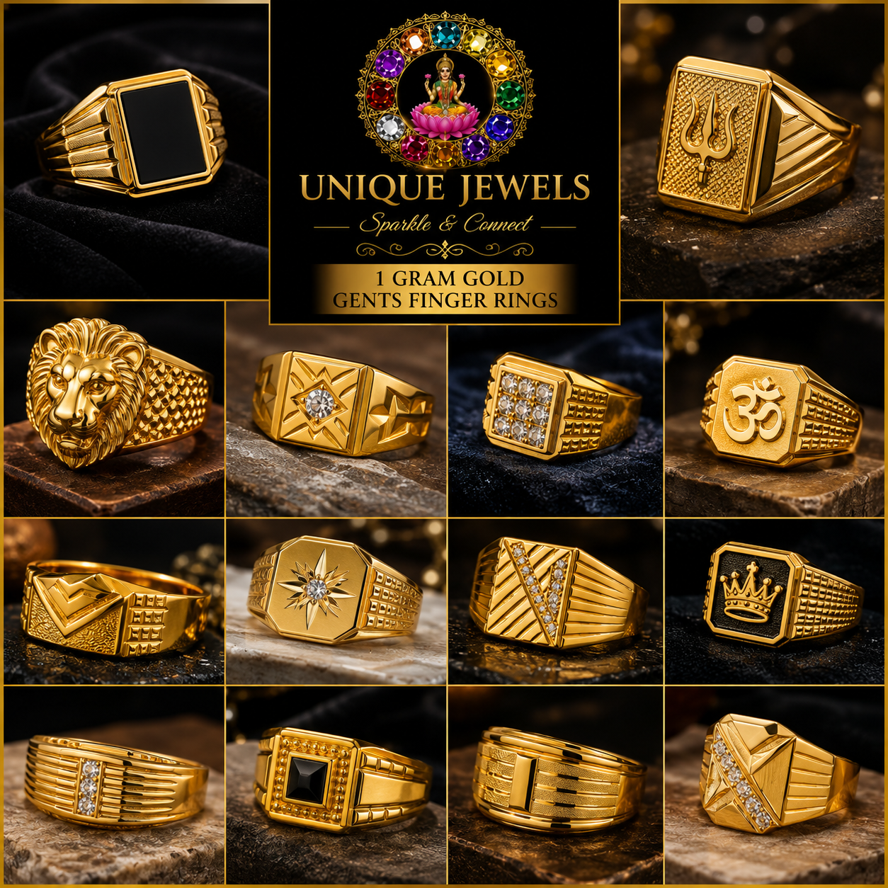 1 Gram gold Men's Ring